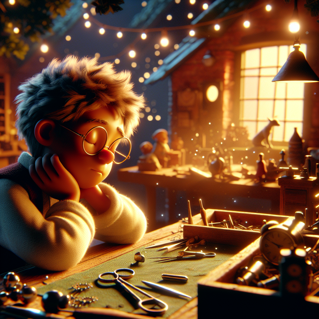 The Elves' Moonlit Workshop