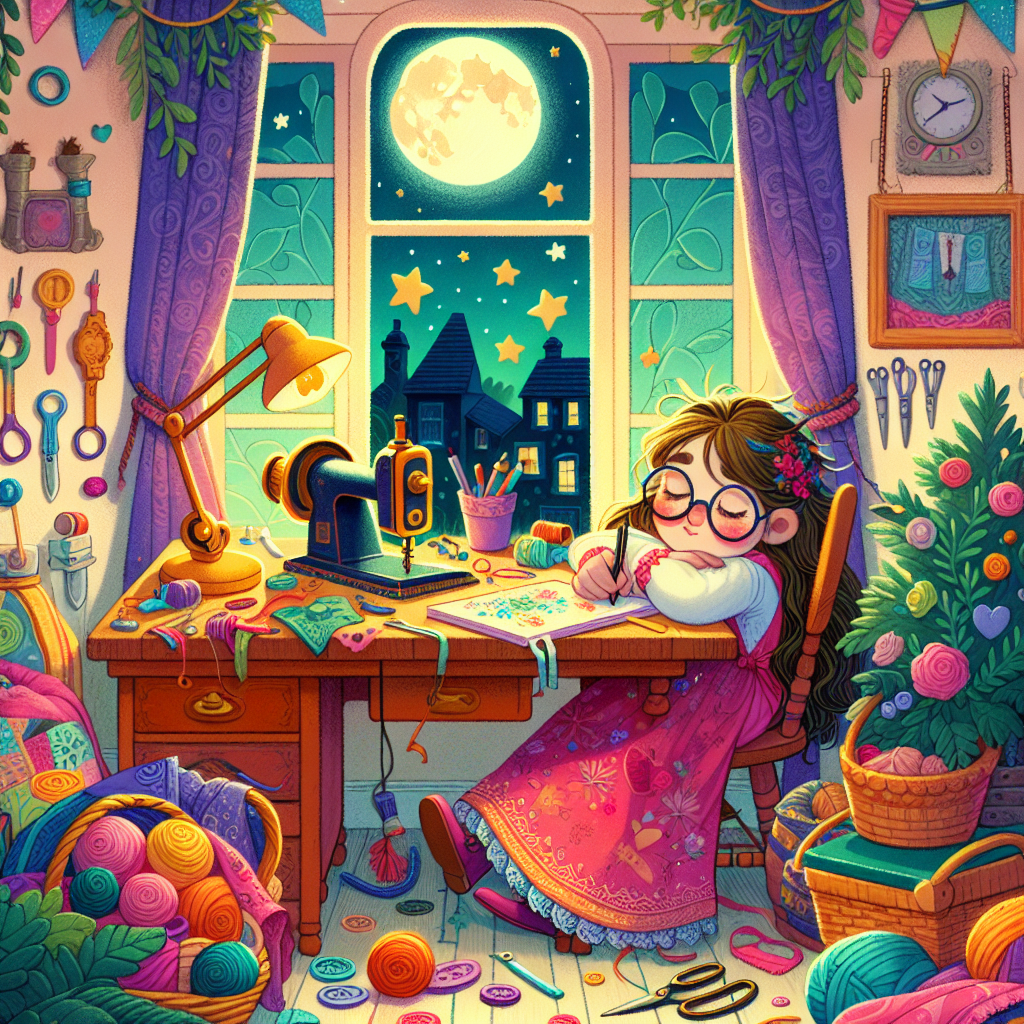 Illustration for The Elves' Moonlit Workshop
