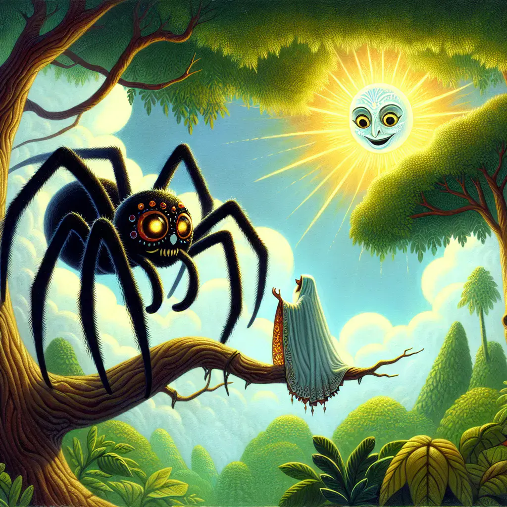 Illustration for "Anansi's Great Story Quest"