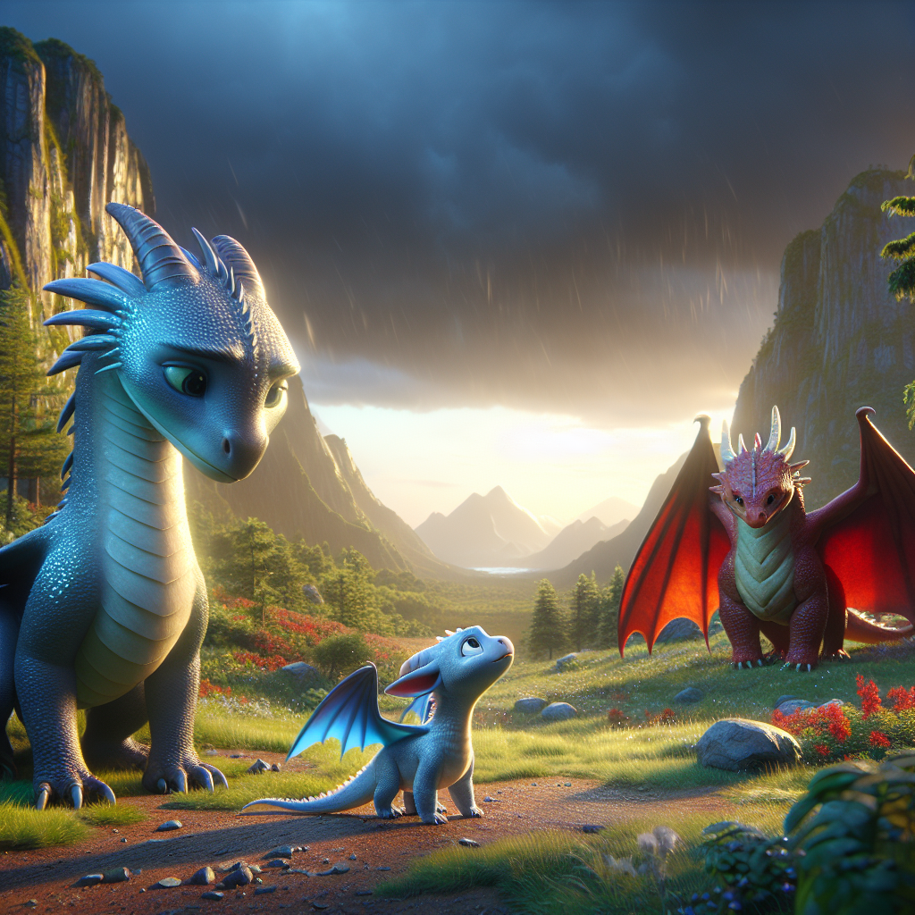 The Tiny Dragon's Sparkles