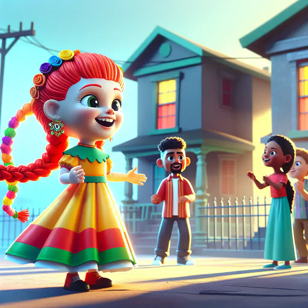 Illustration for "Pippi's Wonderful Party Plan"