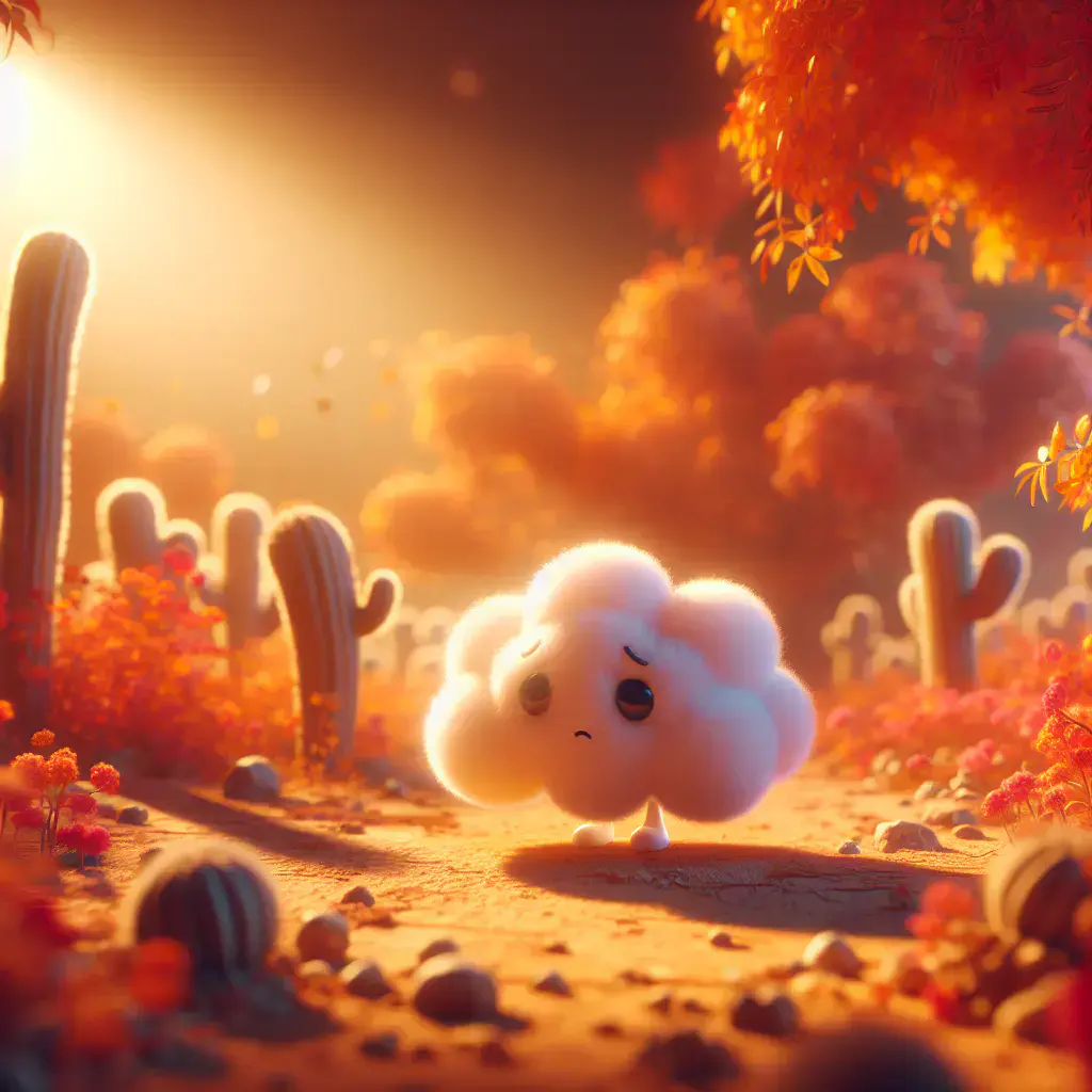 Illustration for "The Cloud That Learned to Cry"
