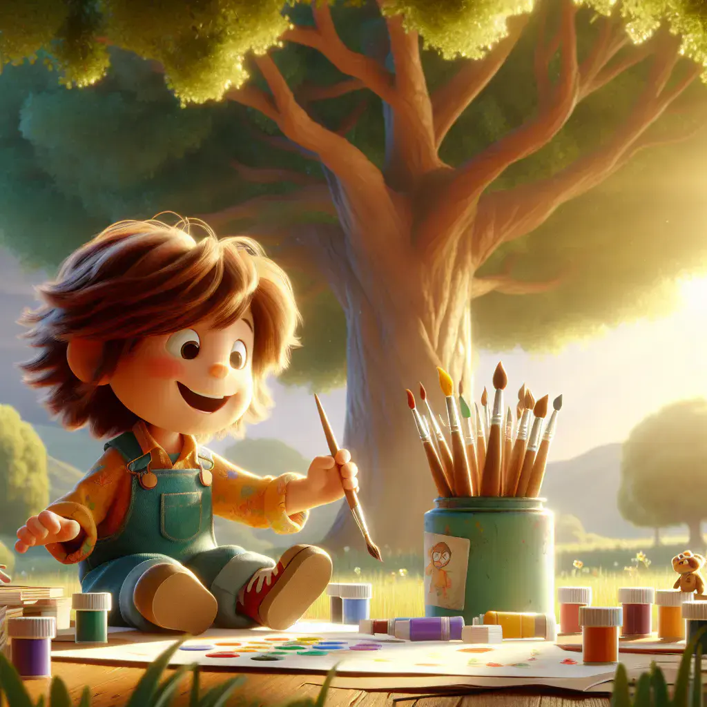 Illustration for The Colorful World of Clara