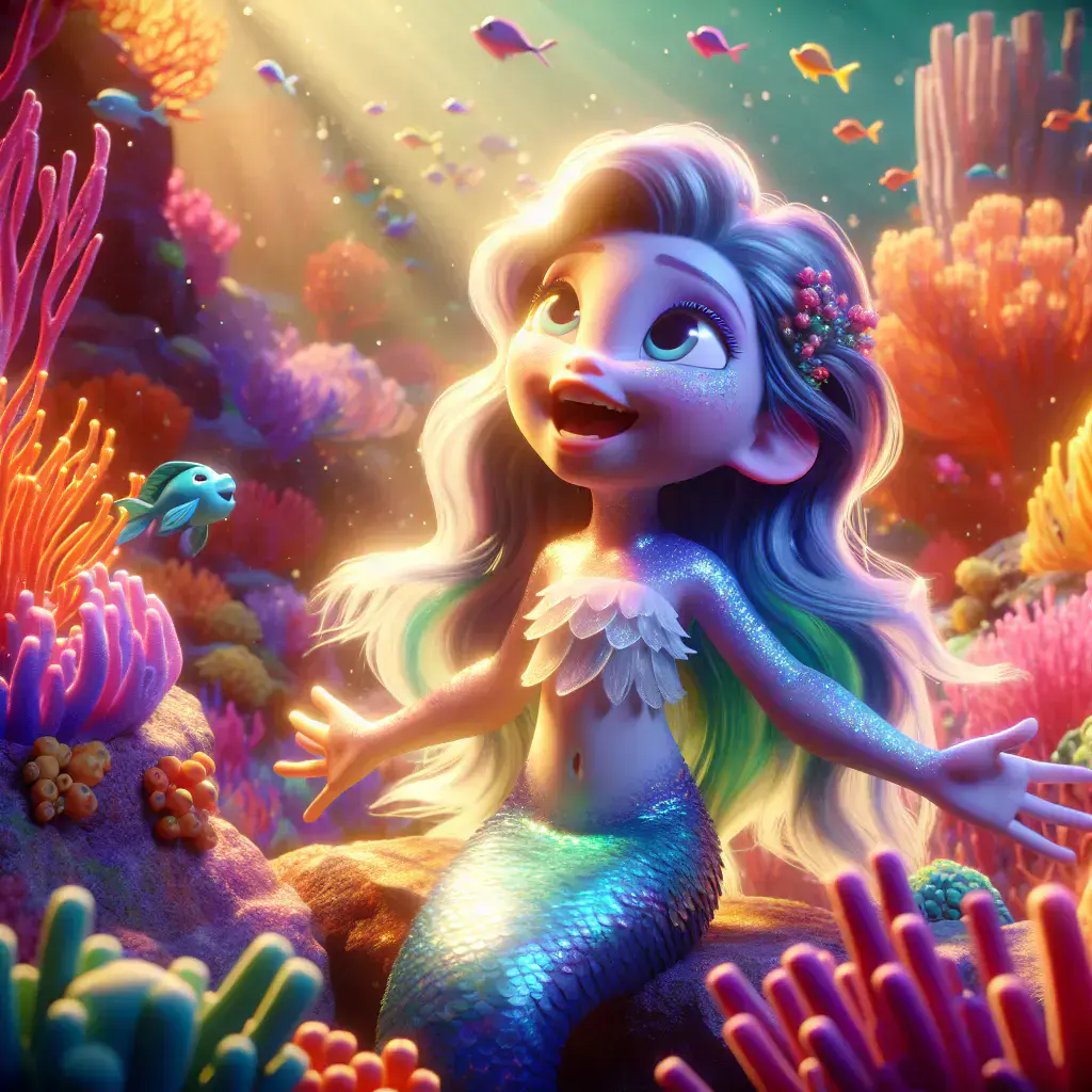 Illustration for "The Mermaid's Silent Song"