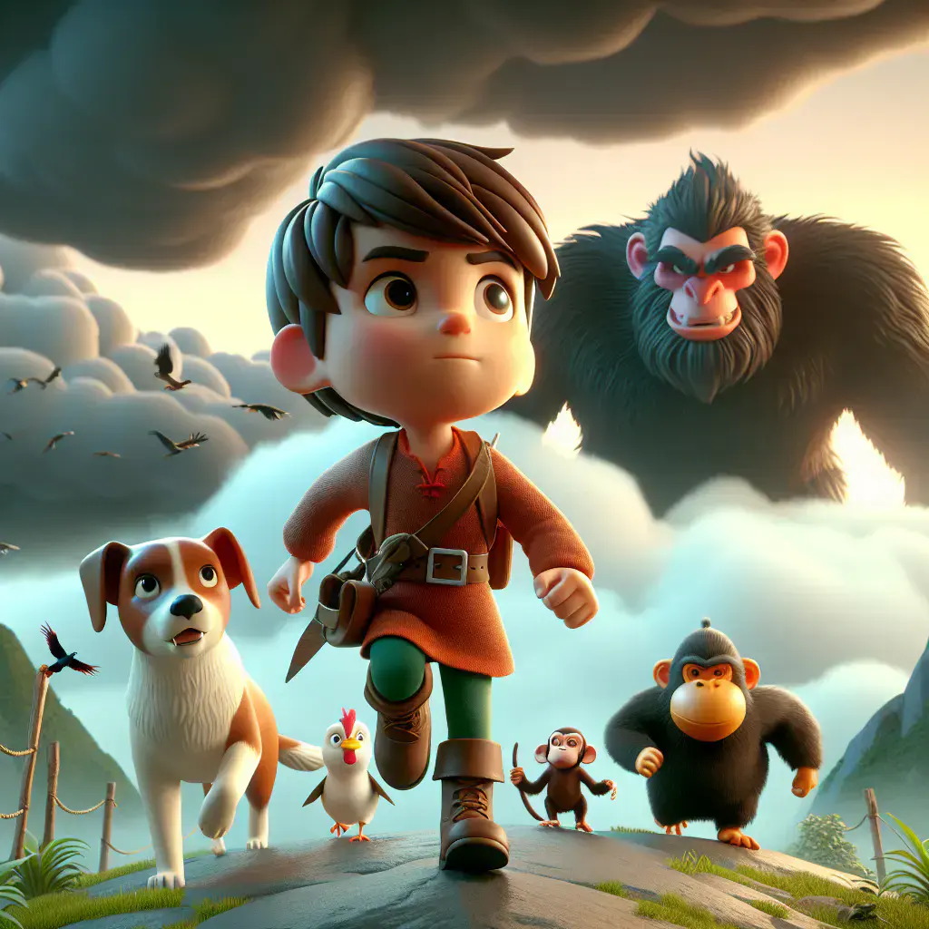 Illustration for "The Peach Hero's Quest"