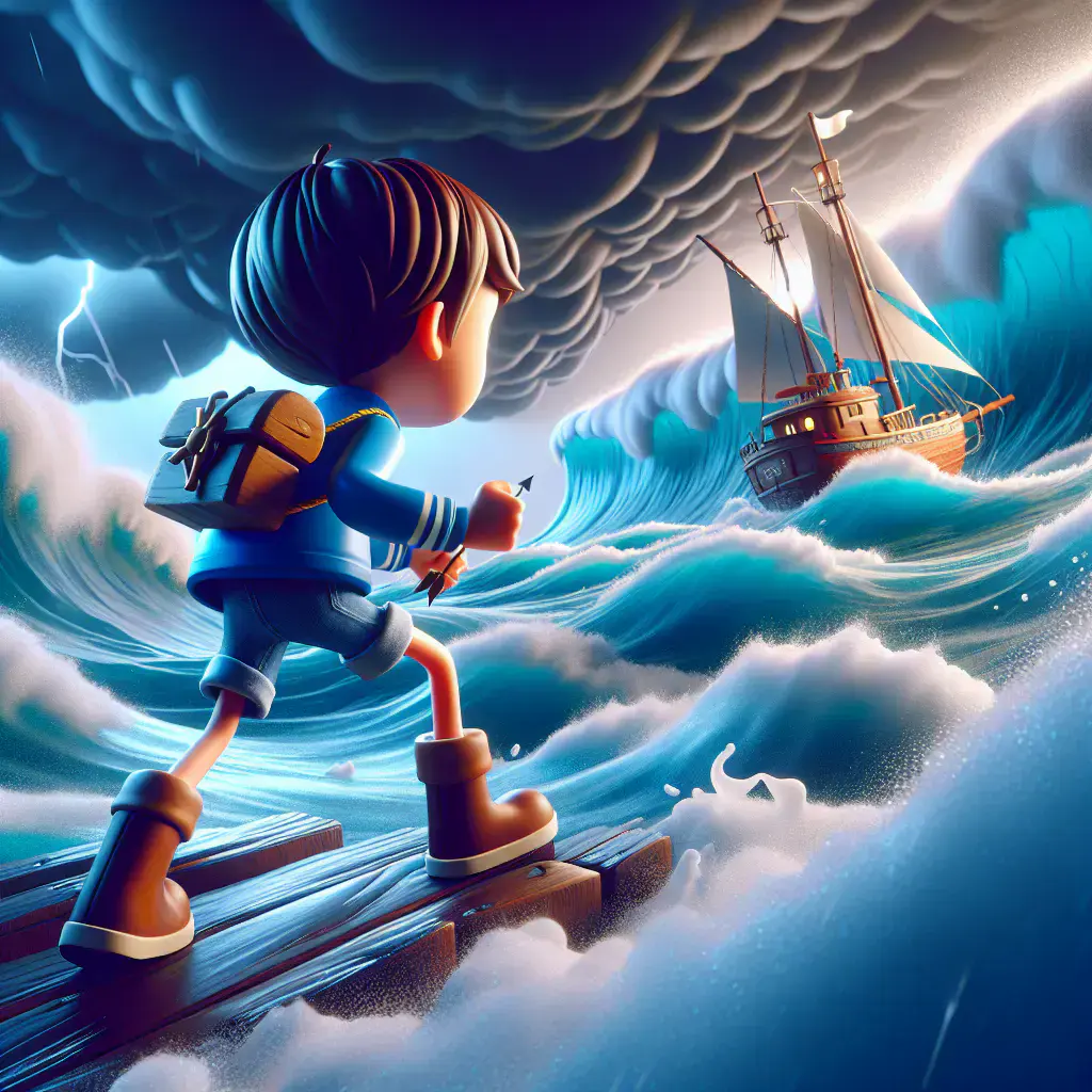 Illustration for "The Treasure of the Seven Islands"