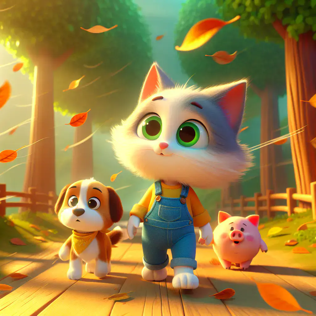 Illustration for Three Little Animal Homes